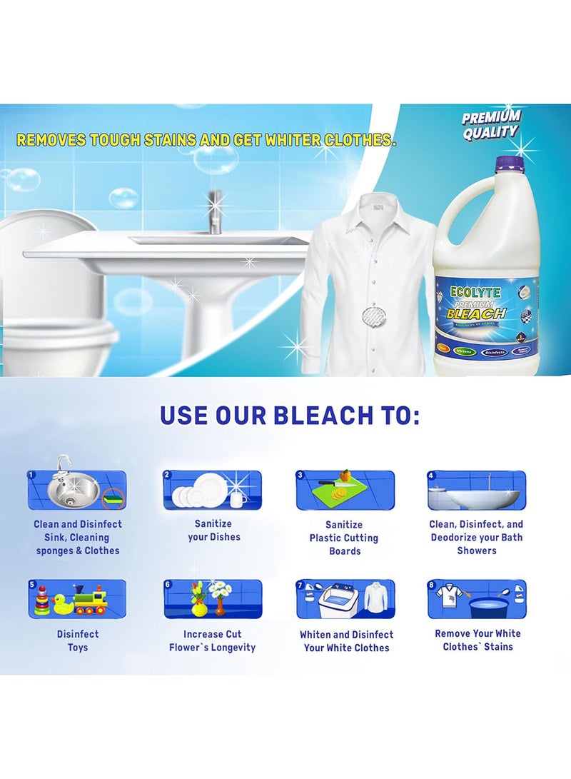 ECOLYTE+ Ecolyte Premium Bleach - 1 Gallon - Image 4